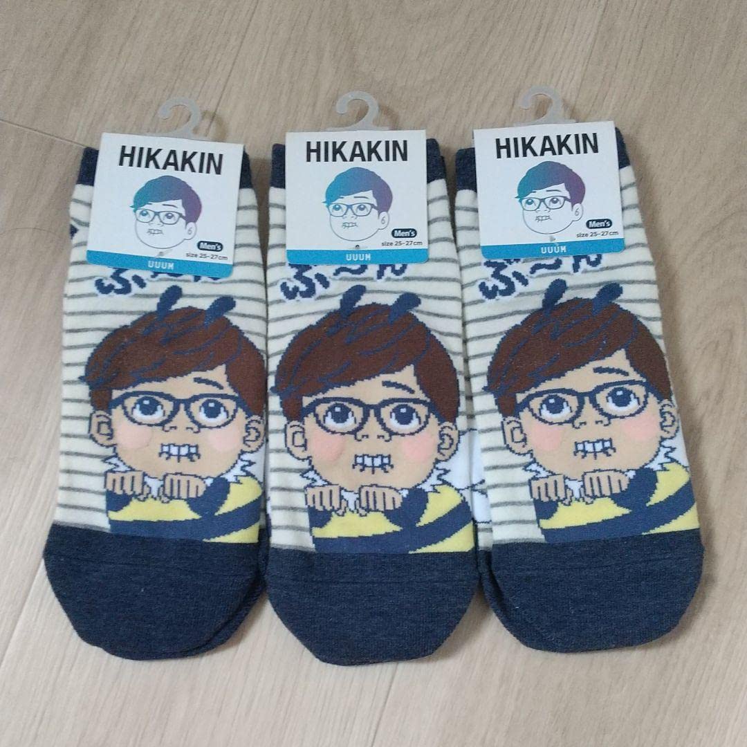 Amazon.co.jp: ヒカキン 靴下 2527 HIKAKIN ぶーん はち